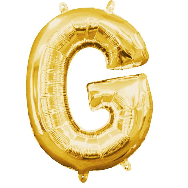 Anagram Small-Size Air Letter G Gold, , hi-res