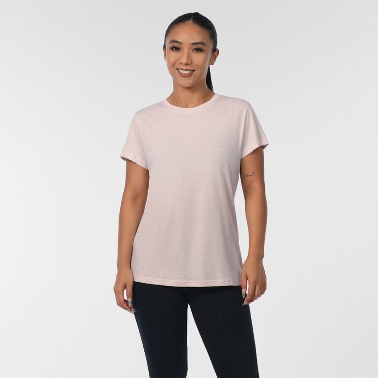 Sherosa Women's Short Sleeve Crew Neck Basic Tee - Soft, Stretchy Casual T-Shirt