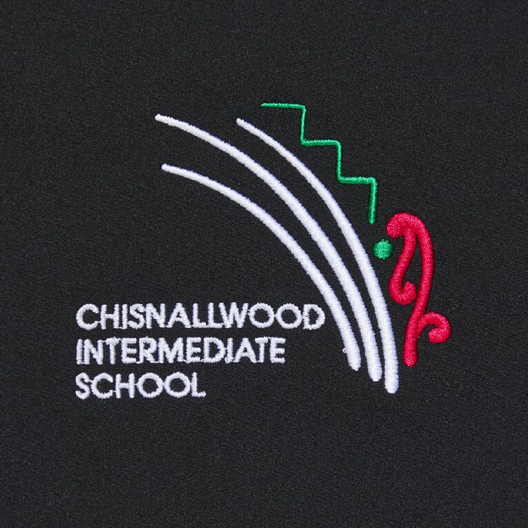 Schooltex Chisnalwood Intermediate New Softshell Jacket with Embroidery, Black/Red, hi-res