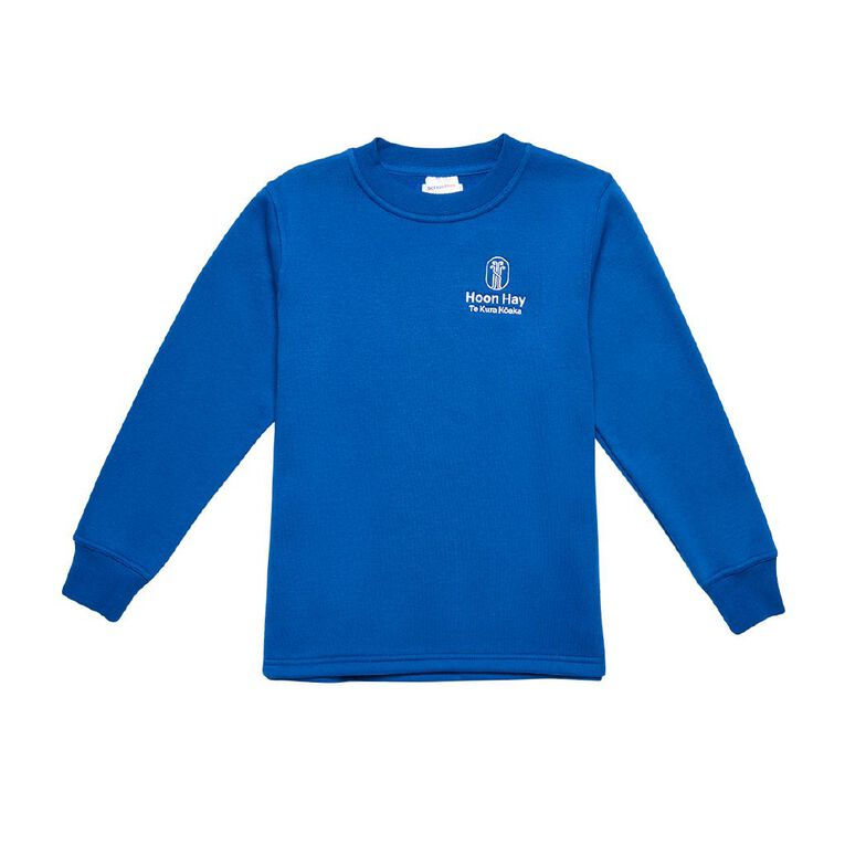 Schooltex Hoon Hay School Tunic Sweatshirt with Embroidery, Royal, hi-res