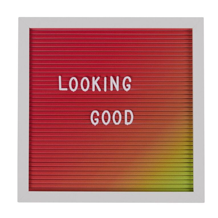 Living & Co Ombre Letterboard 25cm x 25cm, , hi-res