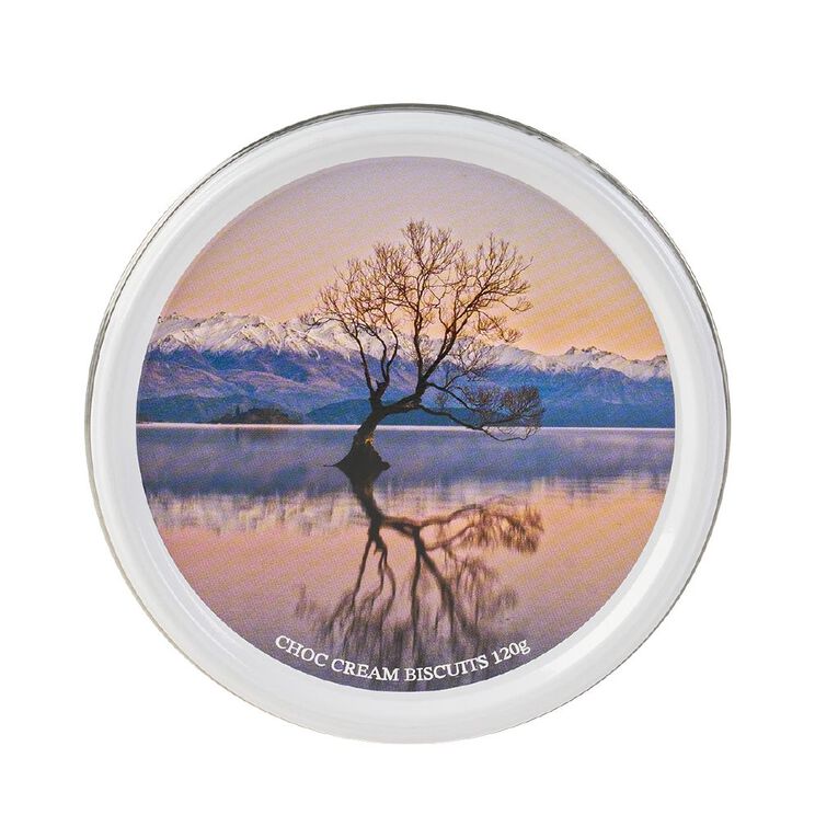 Connoisseurs Christmas Kiwiana Design Tins with Chocolate Cream Biscuits, , hi-res