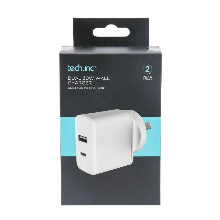Tech.Inc Dual 30W Wall Charger, , hi-res