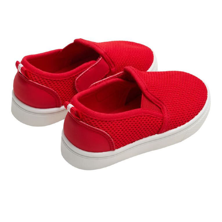 Young Original Junior Kids' Slip-on Shoes, Red, hi-res