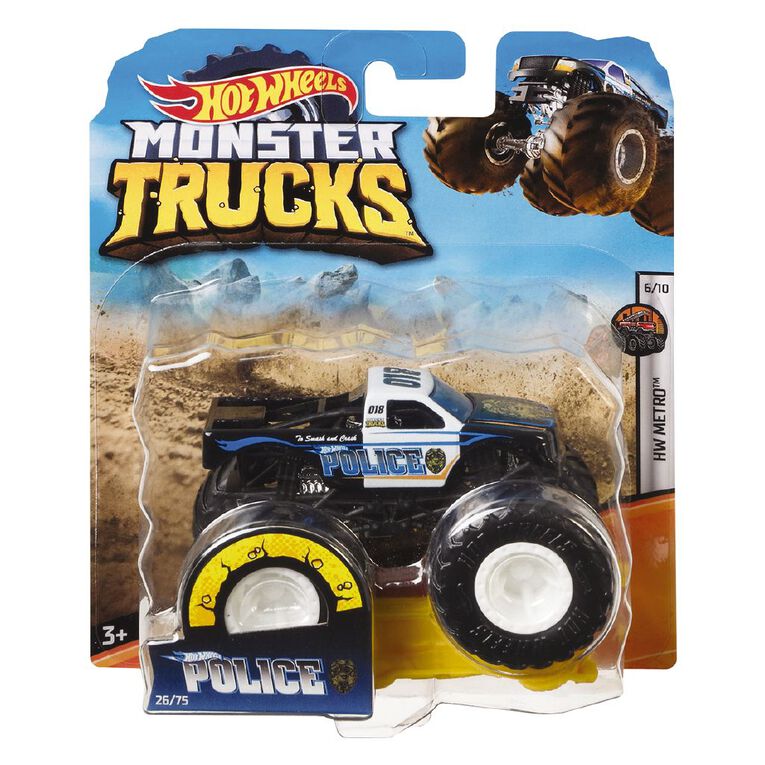 Hot Wheels Monster Trucks 1:64 Scale Diecast Truck Assorted, , hi-res