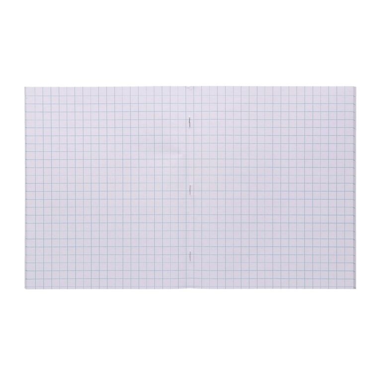 WS Exercise Book 1H5 10mm Quad 36 Leaf Blue Mid, , hi-res