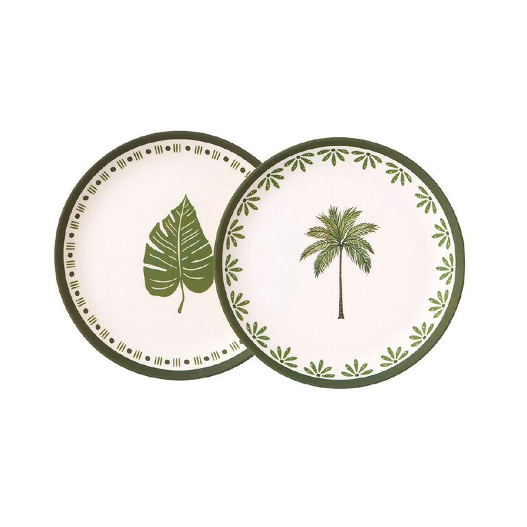 Living & Co Sahara Picnic Dinner Plates Multi-Coloured 4 Pack, , hi-res