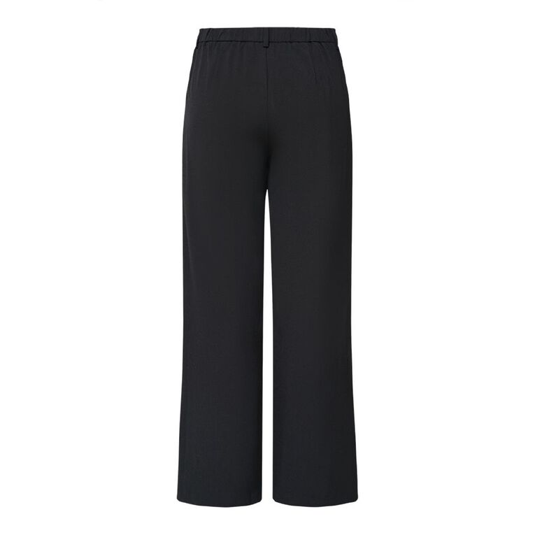 H&H Women's Straight Leg Tailored Pants, Black, hi-res