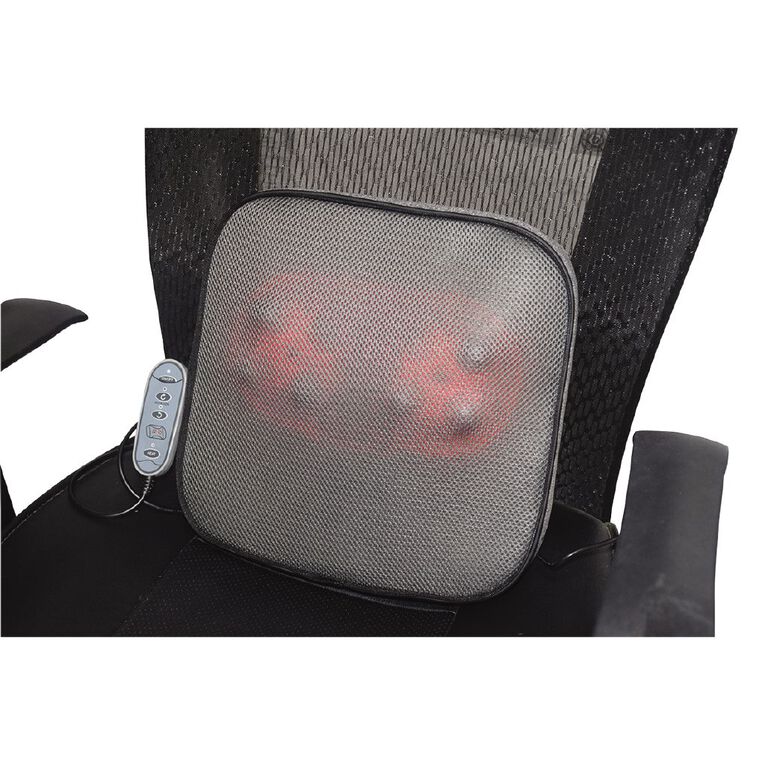 Living & Co 2-in-1 Shiatsu Foot and Back Massager Black/Grey, , hi-res