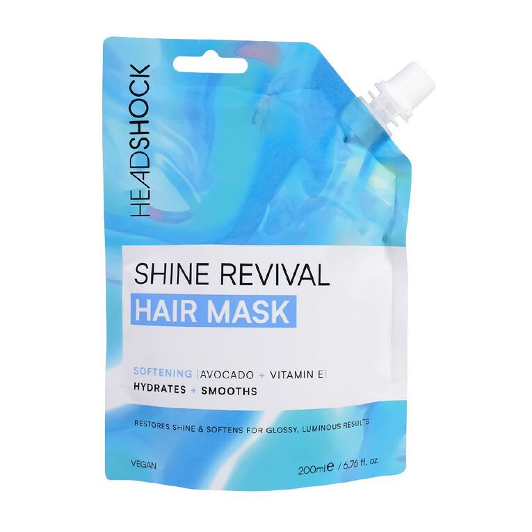 Headshock Shine Revival Hair Mask Avocado & Vitamin E 200ml, , hi-res