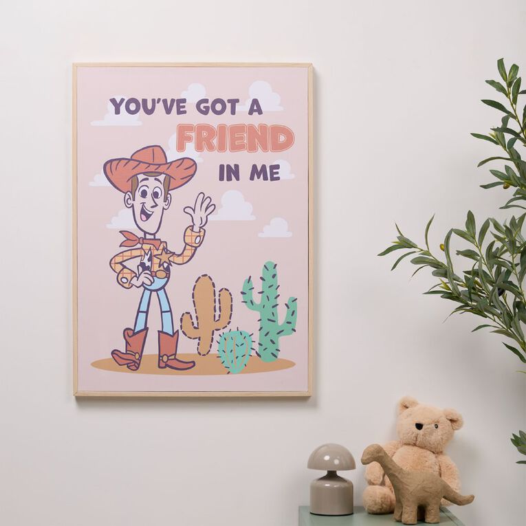 Toy Story Framed Canvas Wall Art 50cm x 70cm, , hi-res