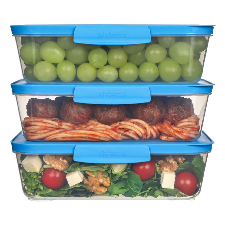 Sistema Nest It Meal Prep 1.5L 3 Pack, , hi-res