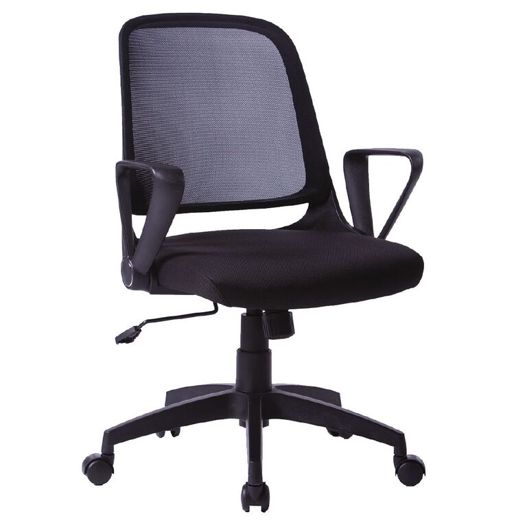 Workspace Piper Office Chair Black, , hi-res