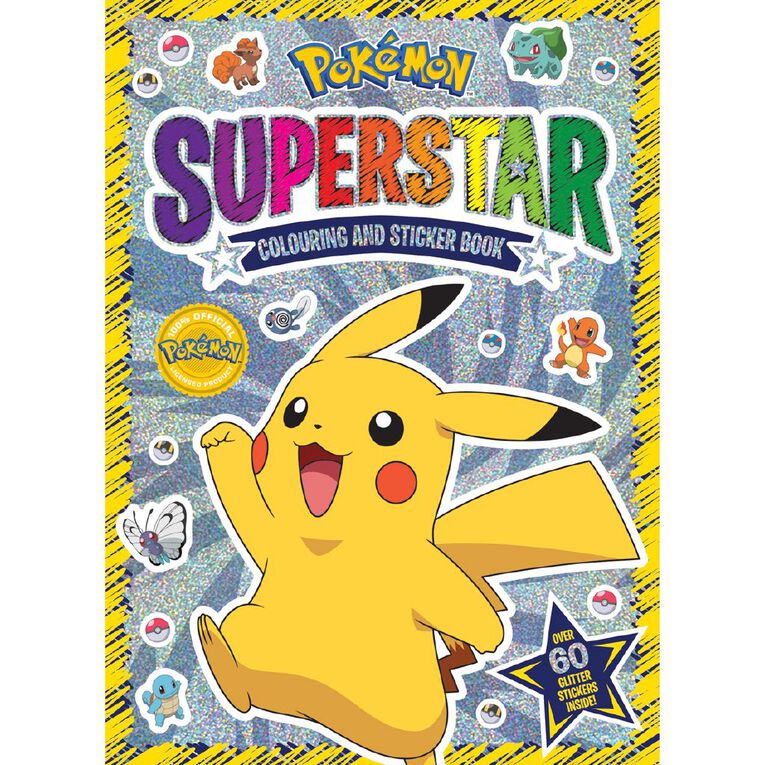 Pokemon: Superstar Colouring & Sticker Book, , hi-res