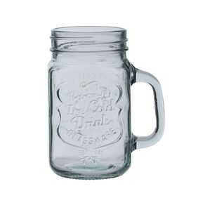 Living & Co Classic Glass Mason Jar Clear