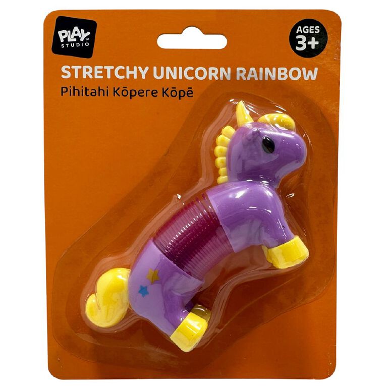 Play Studio Stretchy Unicorn Rainbow Assorted, , hi-res