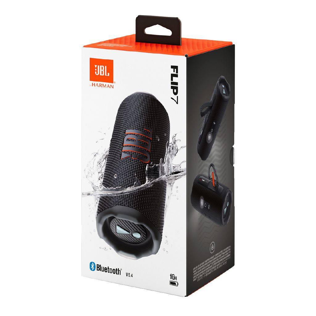 JBL Flip 7 Portable Speaker Black Black | The Warehouse