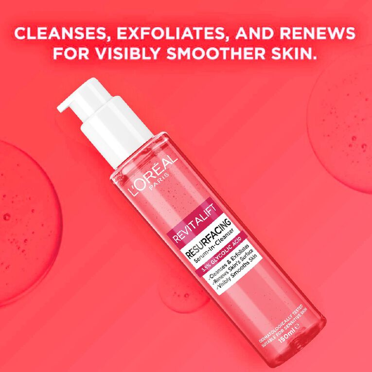 L'Oreal Paris Revitalift Laser Glycolic Acid Cleanser 150ml, , hi-res