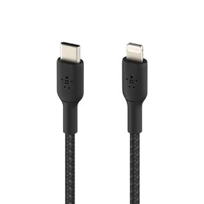 Belkin BoostCharge USB-C to Lightning Braided Cable 2M Black