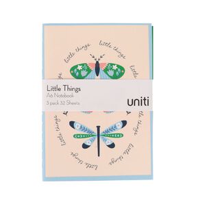 Uniti Little Things Notebook A6 3 Pack