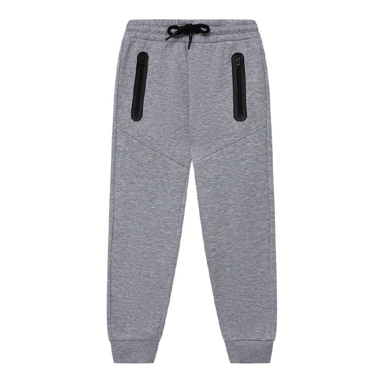 Young Original Zip Pocket Trackpants, Grey, hi-res