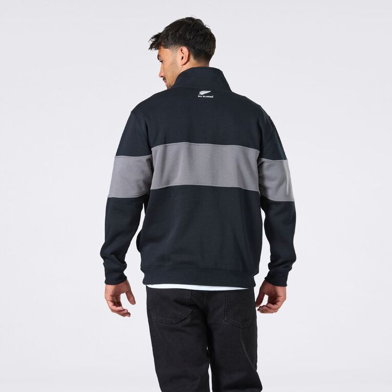 All Blacks Men's 1/4 Zip Sweatshirt, Black, hi-res