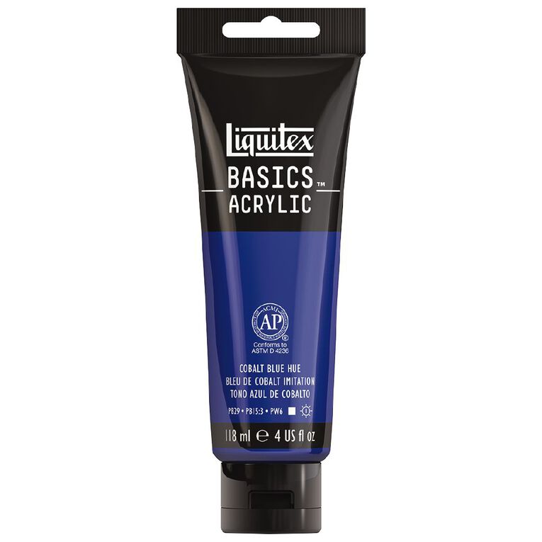 Liquitex Basics Acrylic 118ml Cobalt Blue Hue, , hi-res