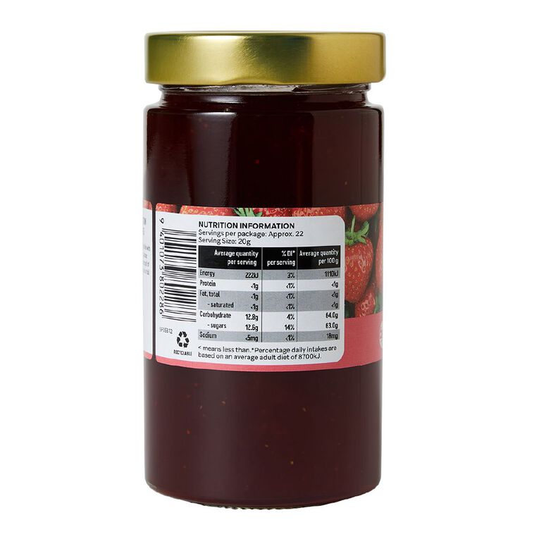 Market Kitchen Strawberry Jam 450g, , hi-res