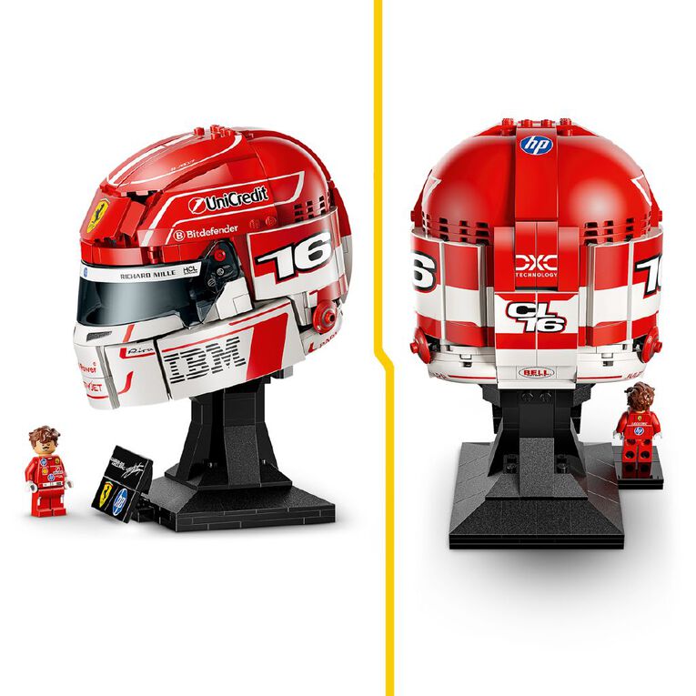 LEGO Editions Formula 1 Scuderia Ferrari HP Charles Leclerc Helmet 43014, , hi-res