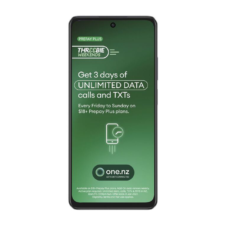 OPPO A40 4G with One NZ Prepay Sim Black, , hi-res