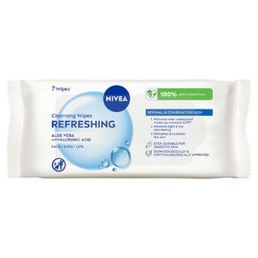 nivea daily essential wipes refreshing 7 pack