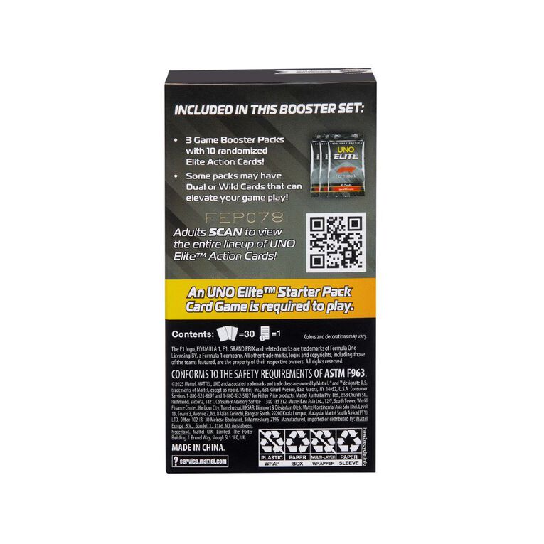 UNO Elite F1 Racing Booster Set, , hi-res