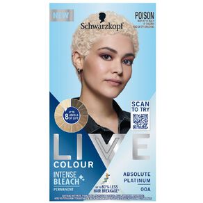 Schwarzkopf Live Colour Permanent Intense Bleach Absolute Platinum 00A