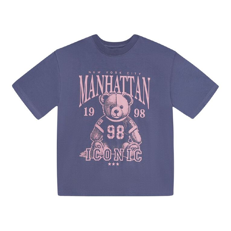 Young Original Short Sleeve Heavy Weight Tee, Grey Mid, hi-res