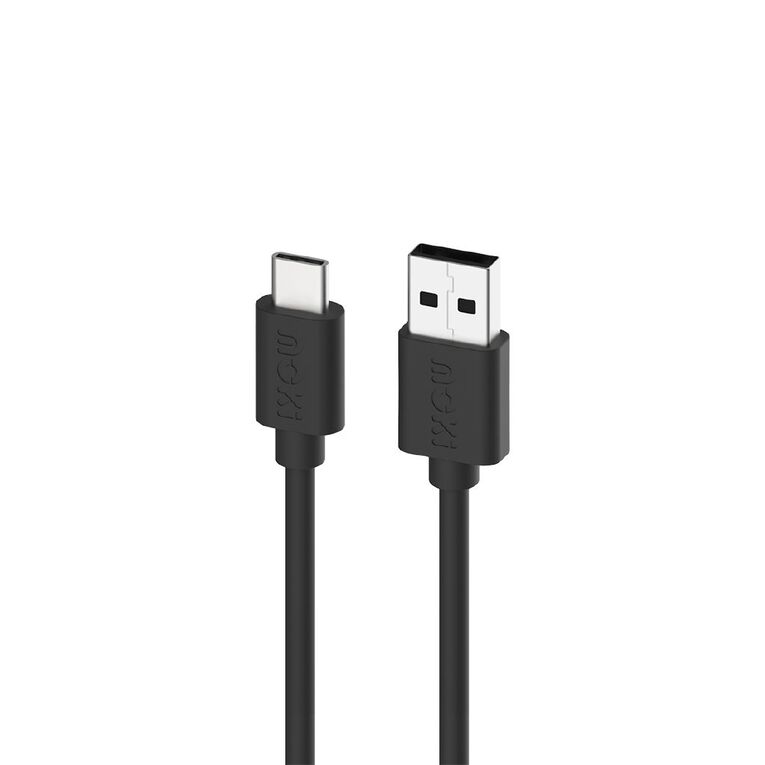 Moki USB-A to USB-C SynCharge Cable 1m - Jet Black, , hi-res
