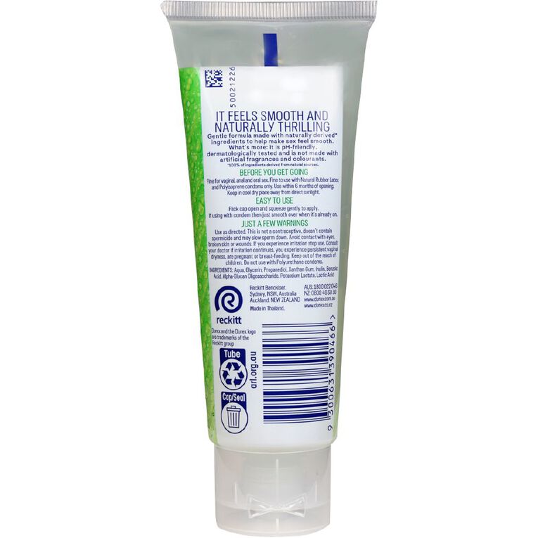 Durex Naturals Intimate Gel Lubricant 100ml, , hi-res