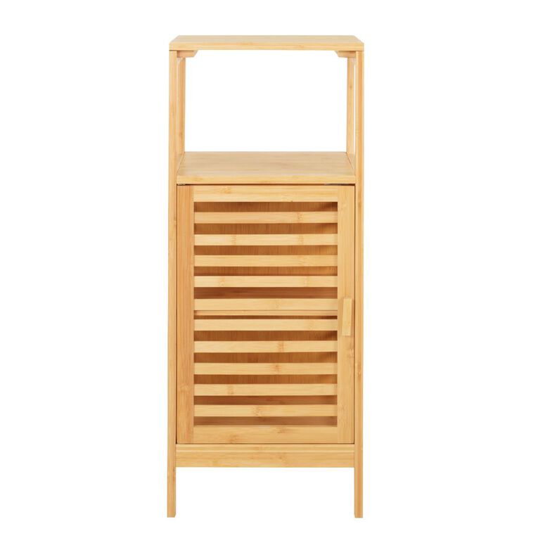 Living & Co Bamboo Single Storage Cabinet, , hi-res