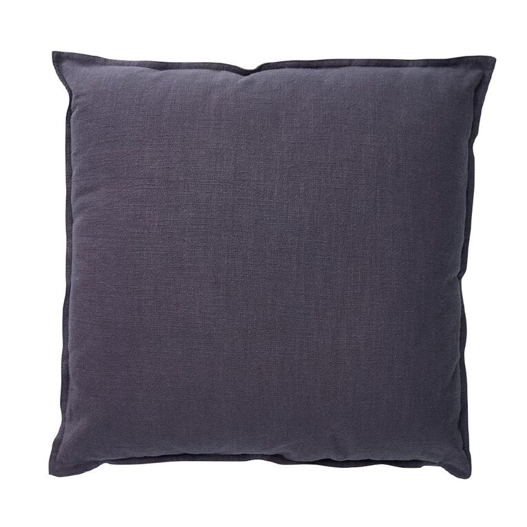 Living & Co Cushion Linen Navy 50cm x 50cm, , hi-res
