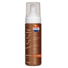 Le Tan Classic Tan Self Tanning Foam Medium/ Dark