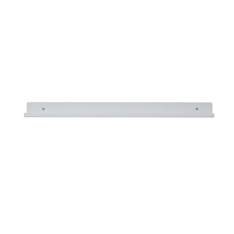 Living & Co Low Back Picture Shelf White, , hi-res