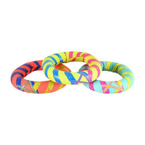 Active Intent Water Neoprene Dive Rings Scrawl Stripe 3 Pack
