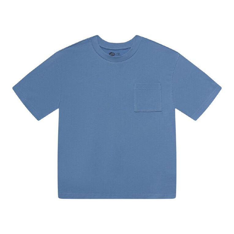 Young Original Short Sleeve Pocket Tee, Blue Mid, hi-res