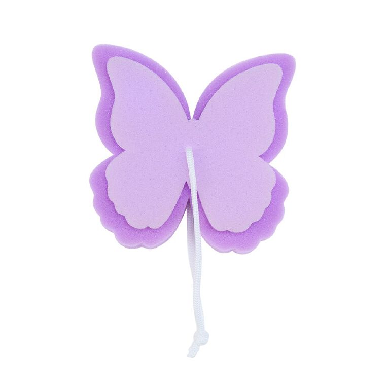 Poppi Kids' Bath Sponge Butterfly, , hi-res