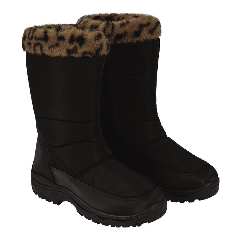 Active Intent Slope Snow Boots Black The Warehouse
