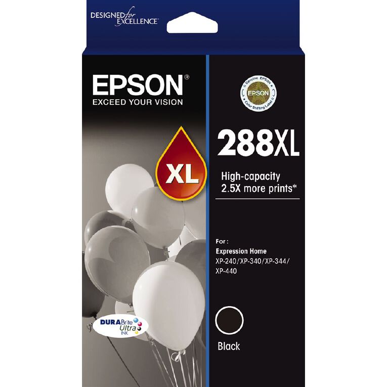 Epson Ink 288XL Black (500 Pages), , hi-res