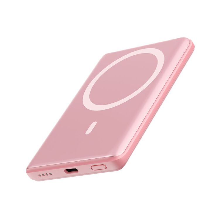 Tech.Inc 3in1 Charge Pack with Cable Charger Wireless Power Bank Pink, , hi-res