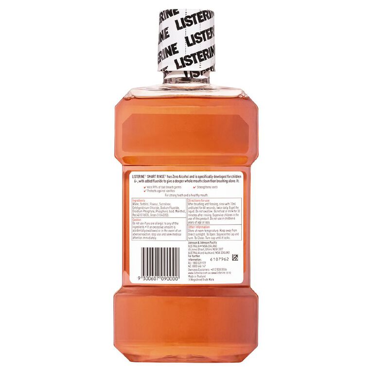 Listerine Smart Rinse Berry Shield Mouthwash 500ml, , hi-res