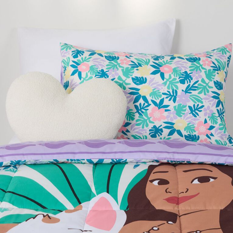 Moana Comforter Set 2-Piece Multi-Coloured King Single, , hi-res