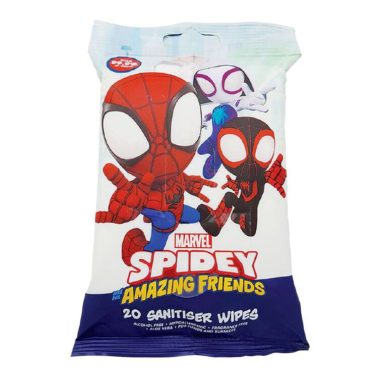 Spider-Man Spidey and Friends Wipes 20 Pack, , hi-res
