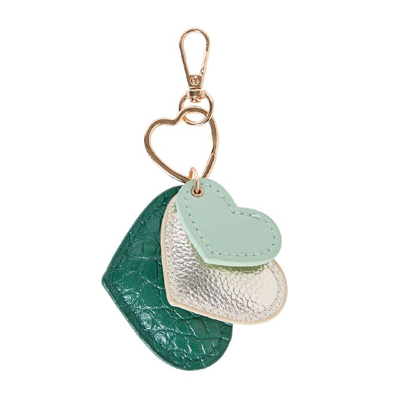 H&H Multi Hearts Bag Charm, , hi-res